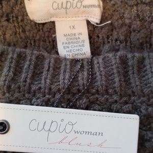 Olive Sweater 1X